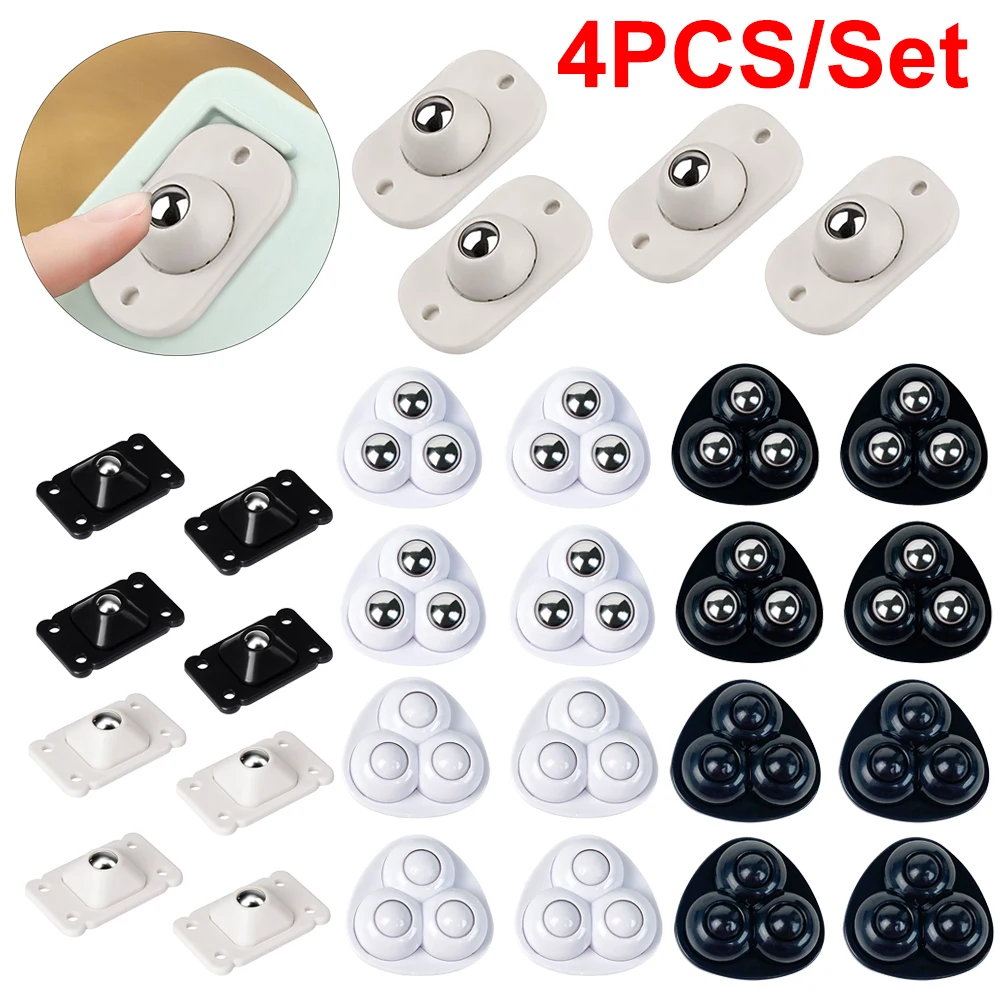 Caster Wheel - 4 stks/set Zelfklevende Rollen Voor Meubels