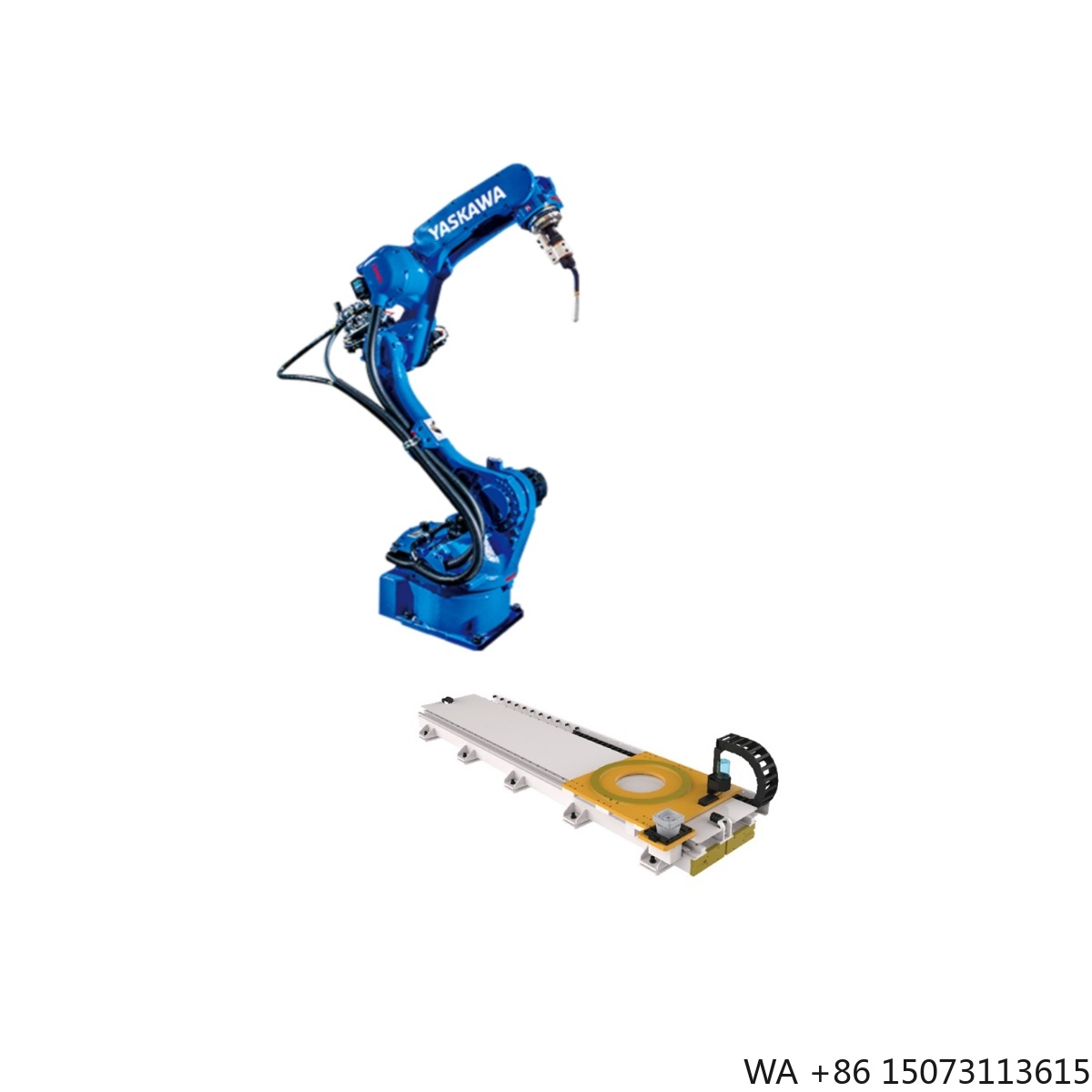 Robot Track - Spoorbaan GBS-02-W3000 voor lasrobots, lineair railsysteem