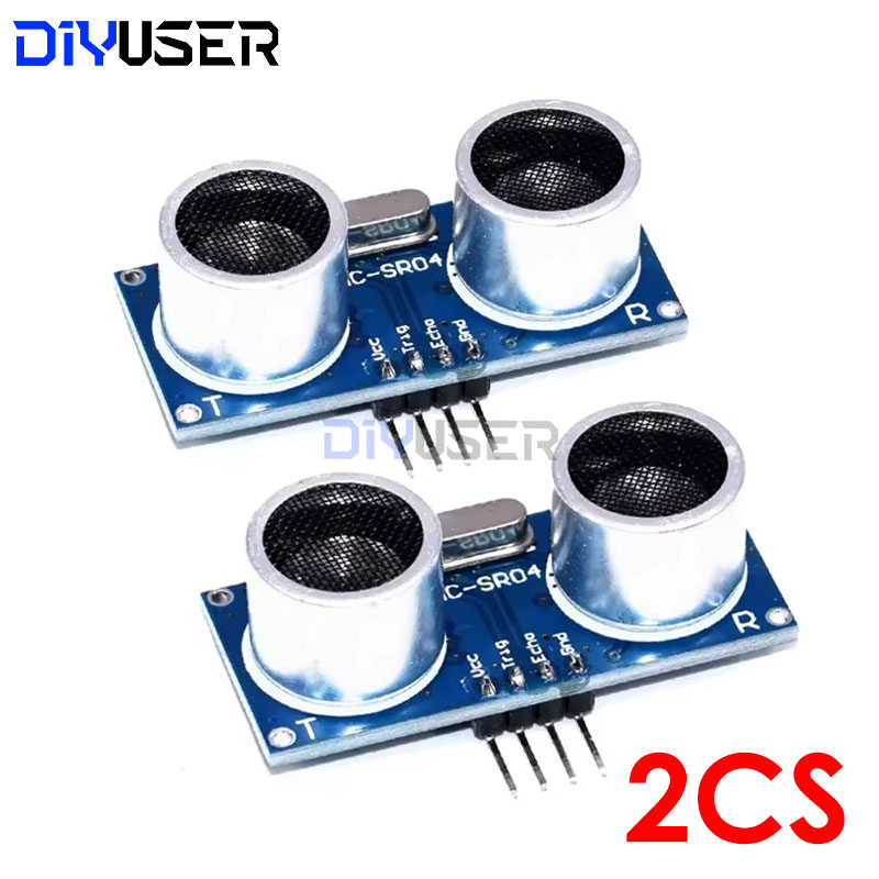Ultrasonic Distance Sensor - DIYUSER 2 stks Ultrasone Module HC-SR04