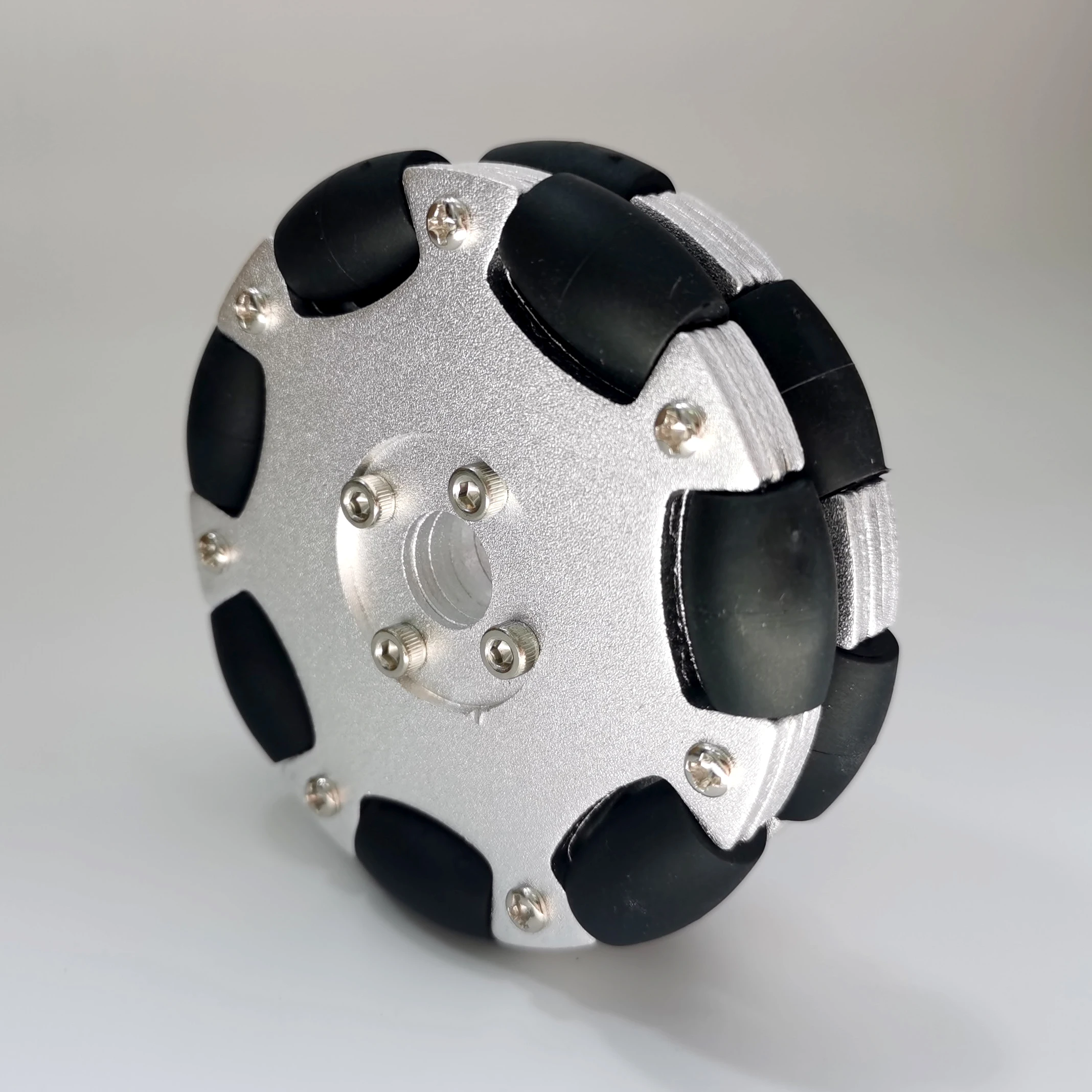 Omni Wheel - 82 mm aluminium wiel met dubbele