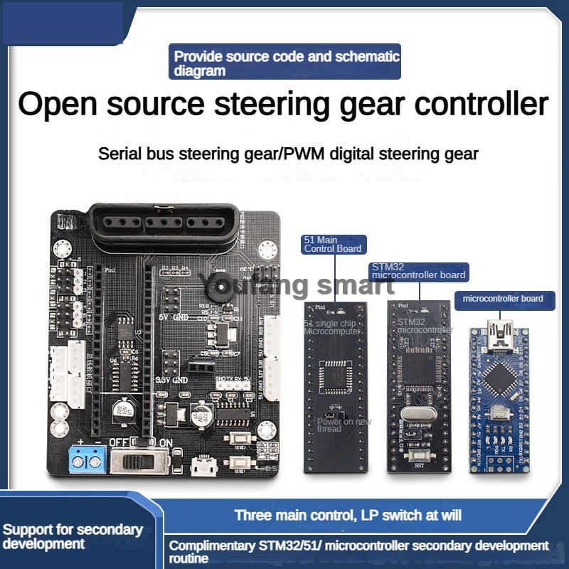 6-kanaals PWM servo en 4-kanaa - Stm32 Robot recensie en prijs