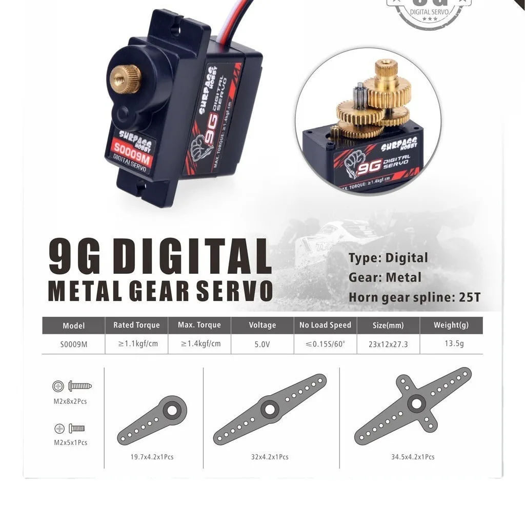 RC Digitale Micro Servo 2g 3.7 - Micro Servo recensie en prijs