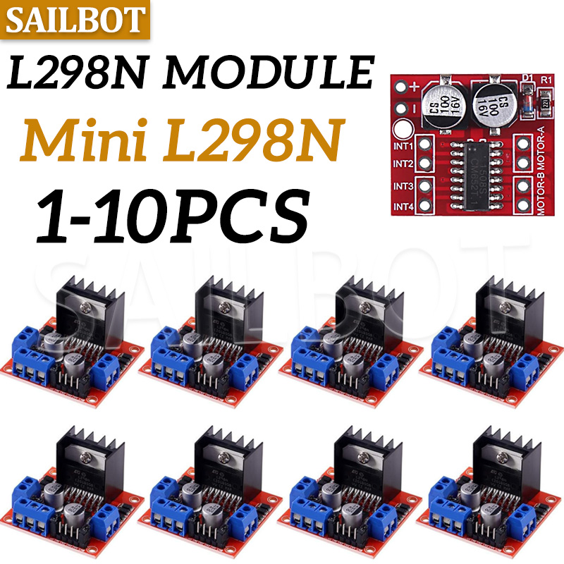 1/5/10 STKS L298N DC Motor Dri - L298N Module recensie en prijs