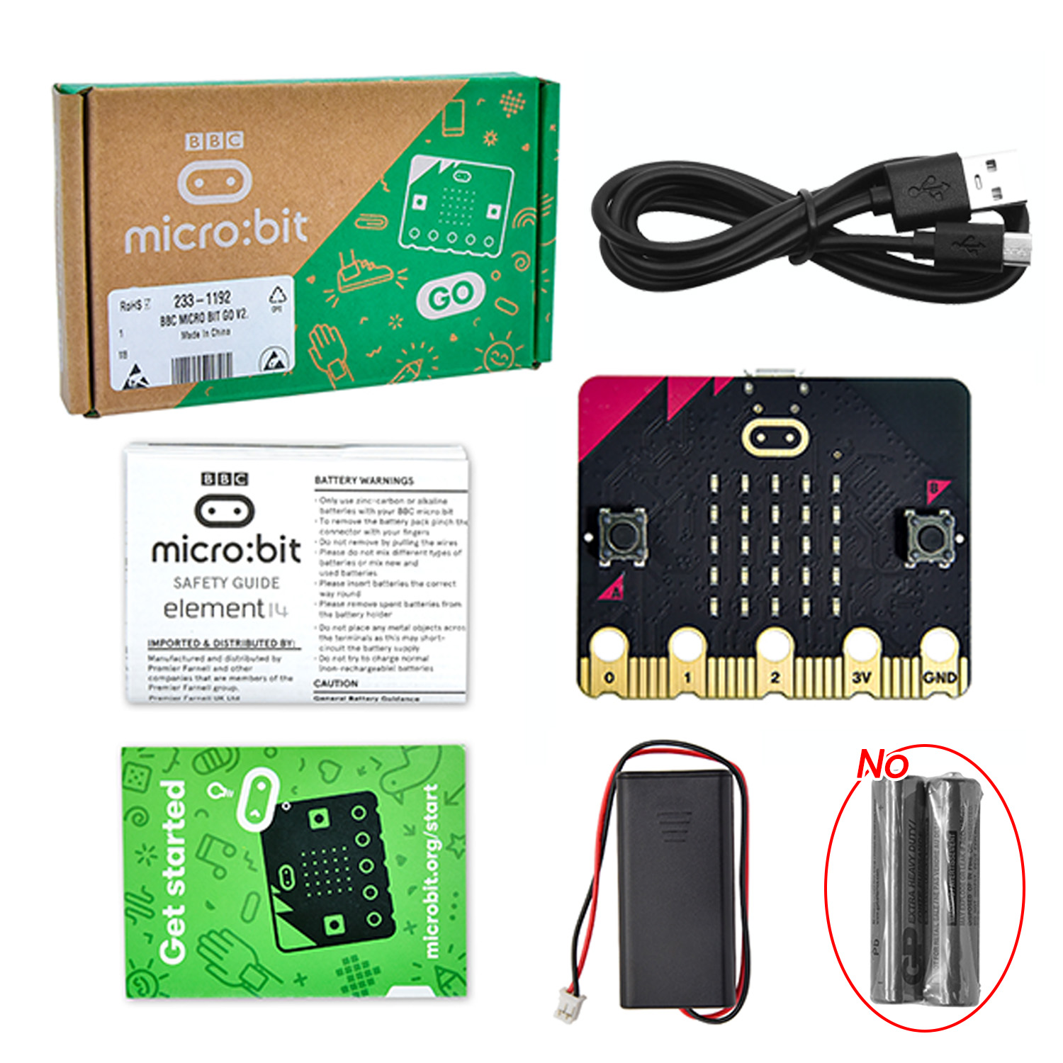 Originele BBC Micro Bit V2 Dev - Microbit Robot recensie en prijs