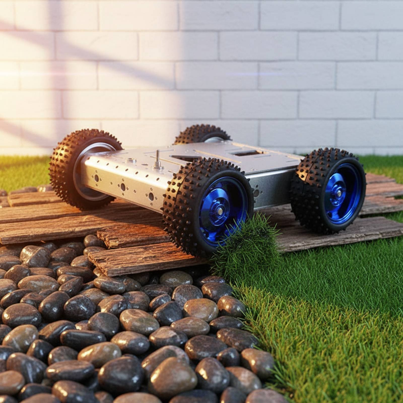4WD Smart Car-chassis 1,5 kg l - Robot Wheel recensie en prijs