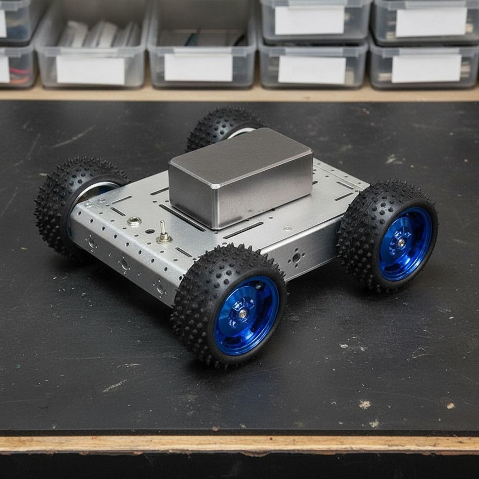 4WD Smart Car-chassis 1,5 kg l - Robot Wheel recensie en prijs