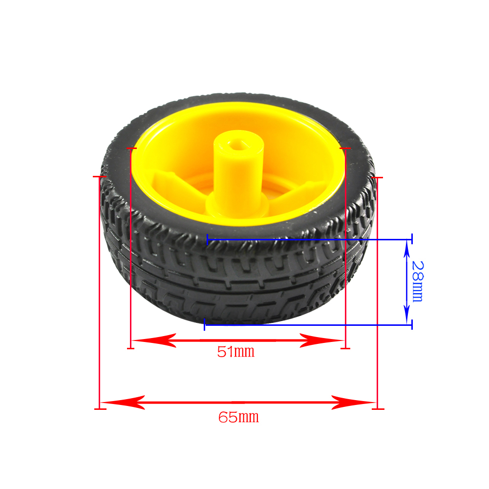 DC3-6V 1:48 Versnellingsbak Tt - Robot Wheel recensie en prijs