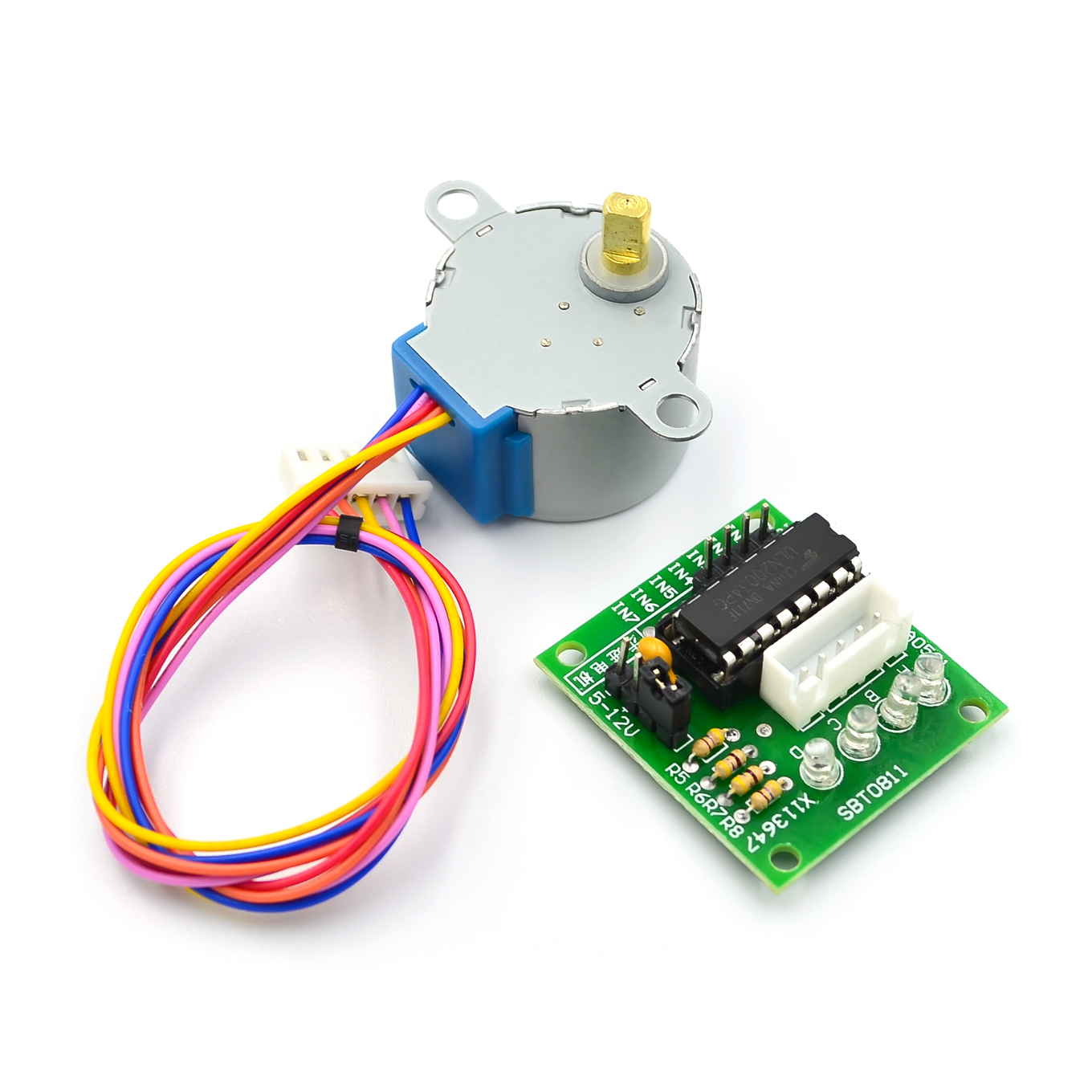 5V stappenmotor 28BYJ-48 + ULN - 28Byj-48 recensie en prijs