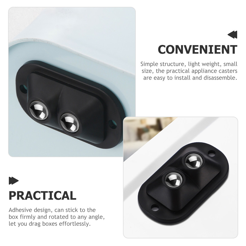 8 stuks mini-zwenkwiel, hoogwa - Caster Wheel recensie en prijs